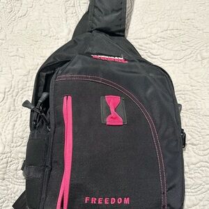 American Rebel Freedom Black and Pink Sling CCW Bag